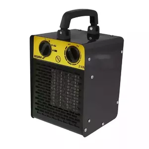 DEDRA DED9930C1 telpu sildītājs Melns 2000 W Elektriskais konvekcijas telpas sildītājs