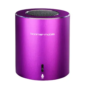 Ultron Boomer Mobile Portable Speaker, 2W, Bluetooth and Wired, Pink
