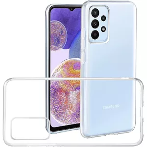 Silicone back case for Samsung Galaxy A25 5G by fusion accessories, transparent, 2 mm