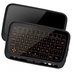 Fusion H18+ bezvadu skārienjutīgā tastatūra datoram | PS4 | Xbox | Smart TV | Android melns