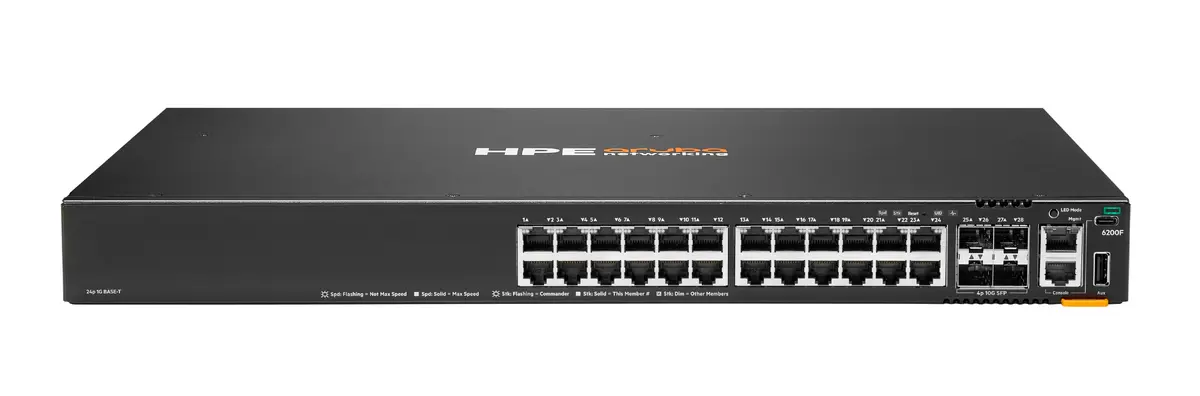 HP Enterprise Aruba Networking CX 6200F