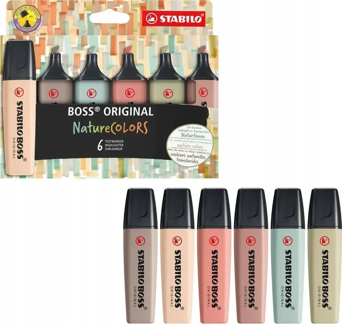 Stabilo STABILO BOSS NatureColors набор 6 маркеров Photo 7