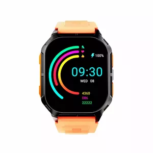 Смарт‑часы HiFuture ULTRA 3 41 мм, 2,01" TFT 240×296 сенсорный экран, 350 mAh, силиконовый ремешок (оранжевые)