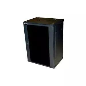 Wall-mount rack XtendLan WS-12U-64-BLACK-P 12U 600×450 mm load 60 kg