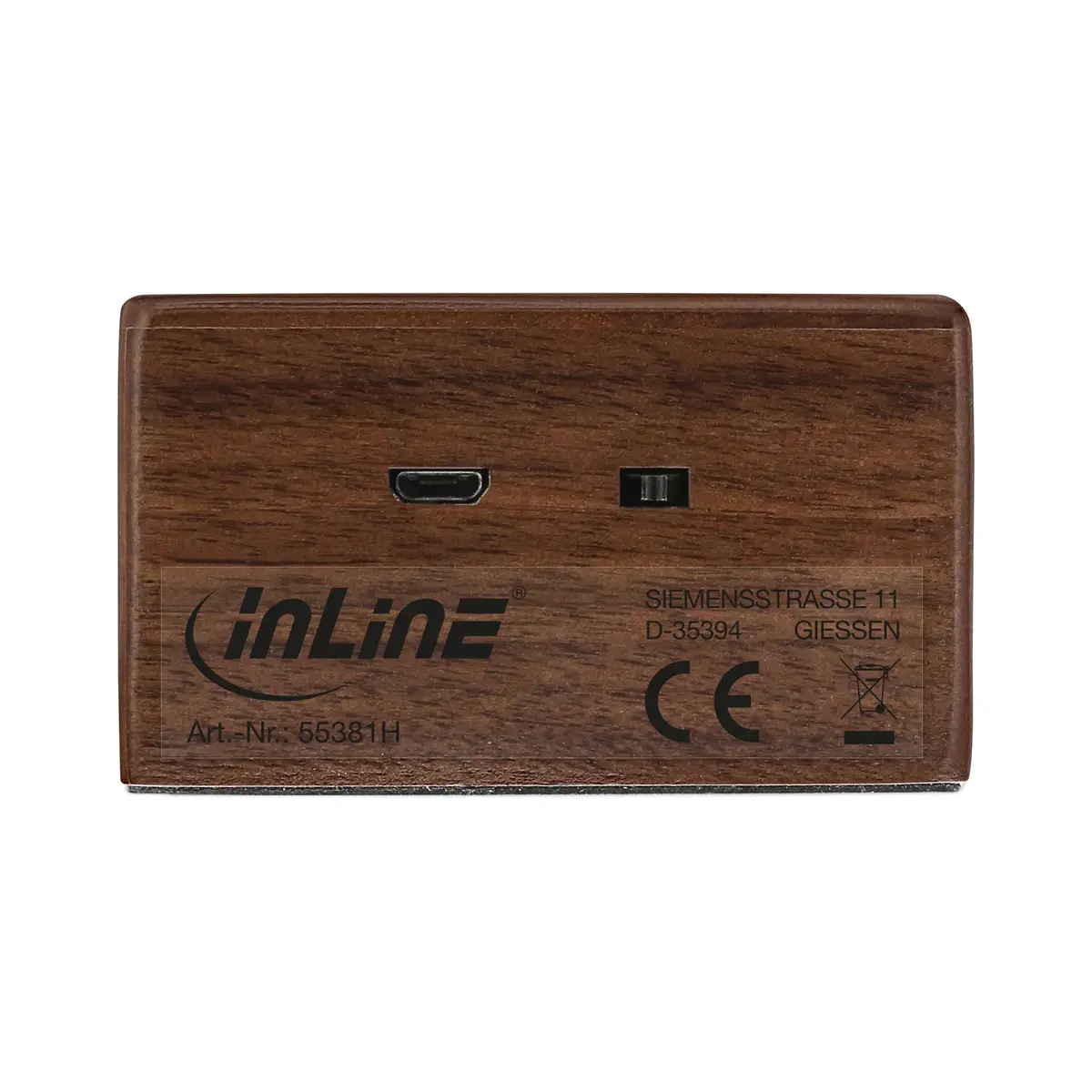 Indukcijas skaļrunis InLine woodbrick 55381H Photo 4