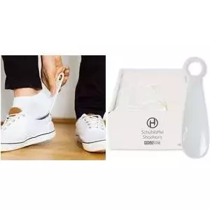 Kurpju rieksts HYGOSTAR 556115 PET balts — ergonomisks dizains, plastmasa