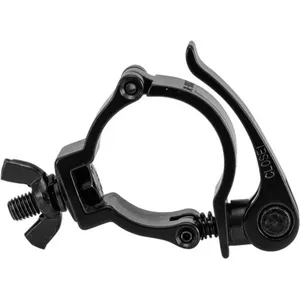 EUROLITE Clamp TPC-10QCB black for truss and fixtures, metal safety hook