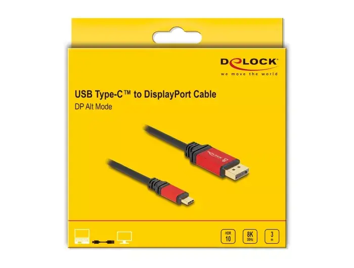 DeLOCK USB Type-C to DisplayPort Cable Photo 2