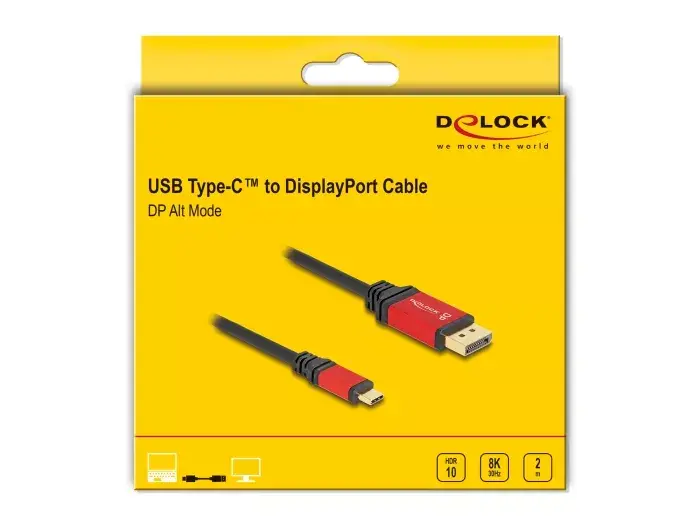 Кабель DeLOCK USB Type-C на DisplayPort 8K 30Гц Photo 3