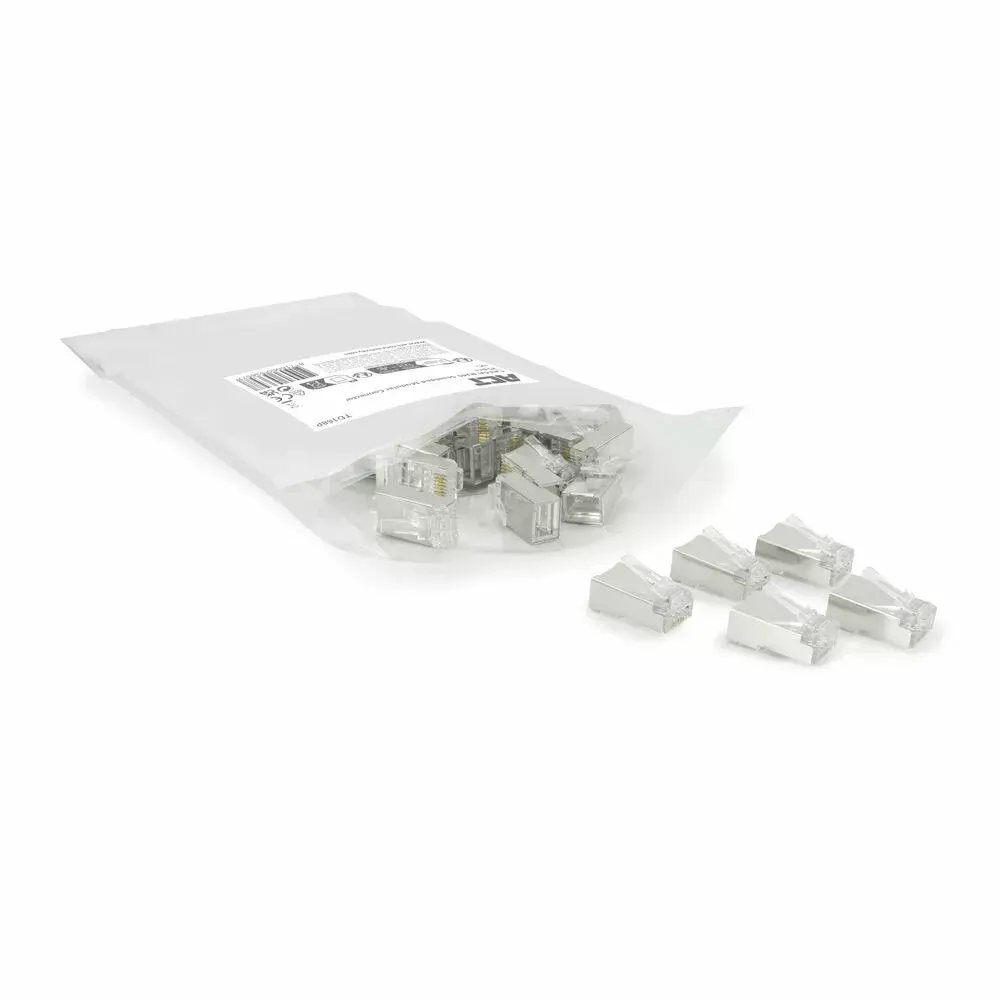 ACT CAT6A pass-through shielded modular RJ45 connector Photo 2
