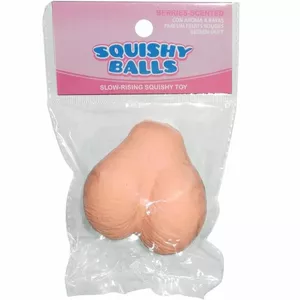 Stress-relief squishy balls KHEPER GAMES D-237675 Natural, set of 2, soft tactile grip trainers