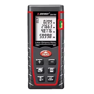 Лазерный дальномер SNDWAY SW-T60 — дальность 60 м, компактный корпус, портативный измерительный прибор