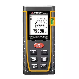 Лазерный дальномер SNDWAY SW-T80 — дальность 80 м, компактный корпус
