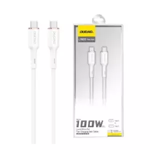 DUDAO L7SCC USB-C to USB-C Cable 100W 1m White