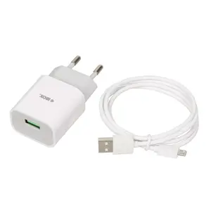 Indoor USB-A Charger IBOX ILUC41W — 5V 2.4A (12W), White, Universal AC Adapter