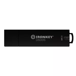 USB Flash Drive Kingston Technology IronKey 64GB D500S FIPS 140-3 AES-256