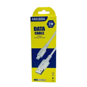 Кабель KAKU Apple Lightning 2 м белый KSC-421 для зарядки и передачи данных