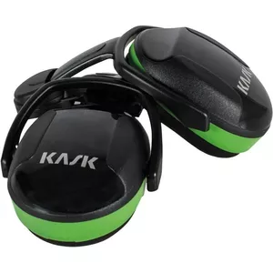 Hearing Protection Ear Defenders KASK SC2 Yellow SNR 28–29 dB, over-ear protective earmuffs