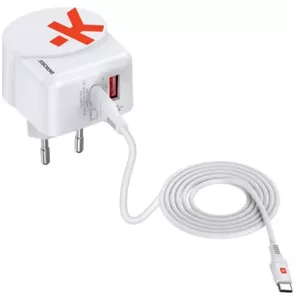 Charger Skross 1.302425 Indoor AC Fast Charging White USB Type-C 20V