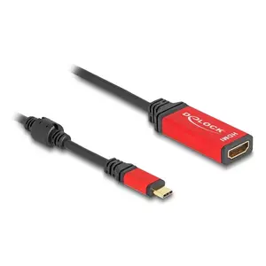 DeLOCK USB Type-C to HDMI Adapter 8K 60Hz HDR Red