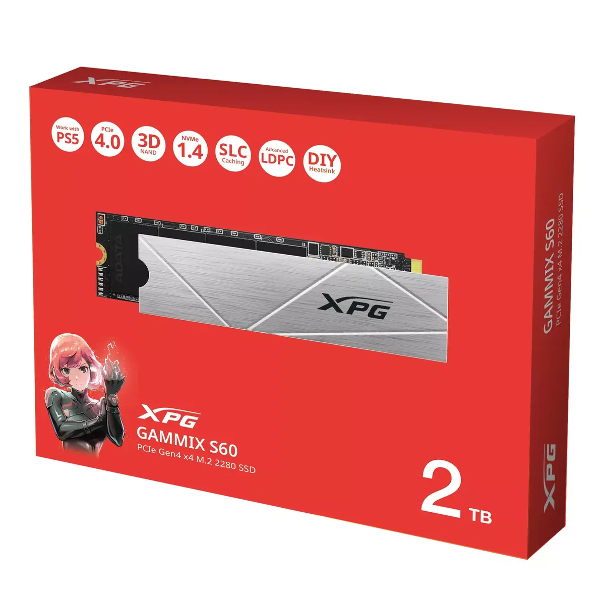 SSD ADATA 2 TB GAMMIX S60 Photo 8