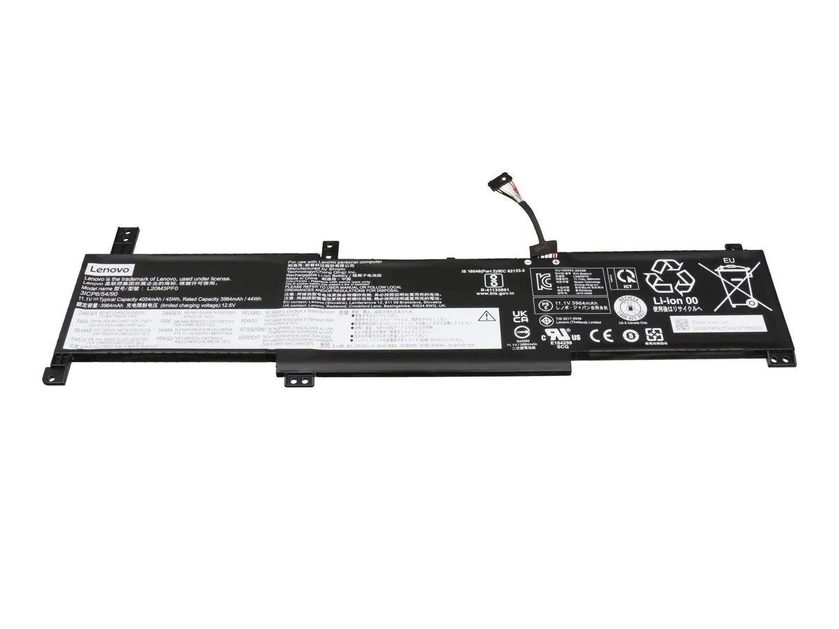 Klēpjdatora akumulators Lenovo 45Wh 3‑šūnu litija