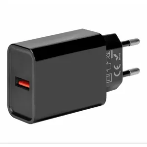 IERĪKOJUMS:ME ceļojuma lādētājs USB-A 18W Black