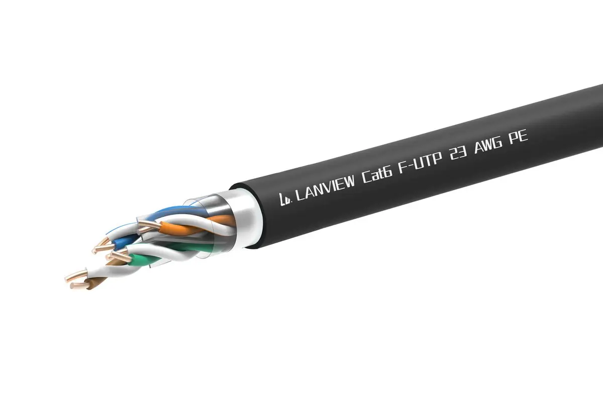 Lanview LVN-CAT6PE-FUTP-305M Cat6 F/UTP (FTP) apaļš