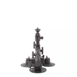 Delkin Fat Gecko Triple Mount Melns 1/4-20 DDMNT-TRIPLE