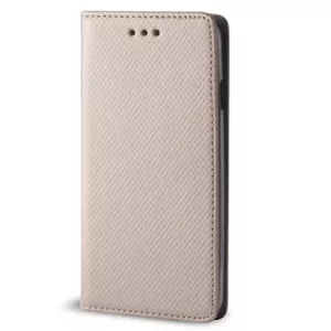 Grāmatiņas maciņš Mocco priekš Samsung Galaxy S24 Ultra Plus Smart Magnet Gold — aizsargmaciņš