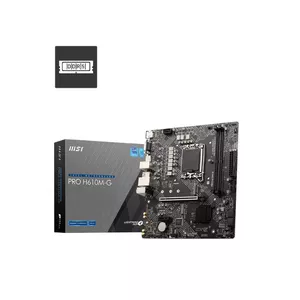 Motherboard MSI PRO H610M-G, Intel H610, LGA 1700, micro ATX