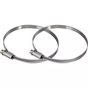 Hose clamp Xavax 110–130 mm, stainless steel, set of 2