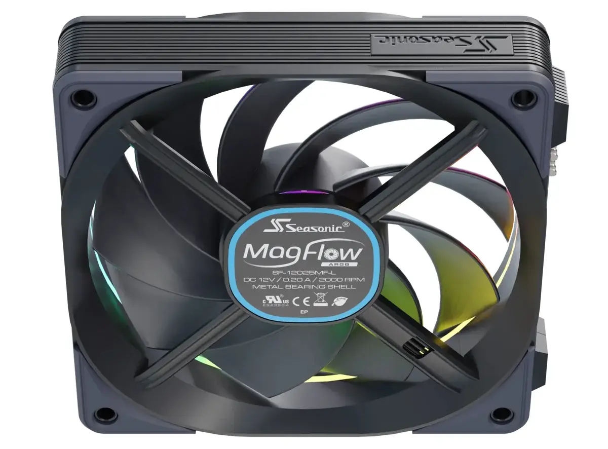 Вентилятор Seasonic MagFlow ARGB Photo 4