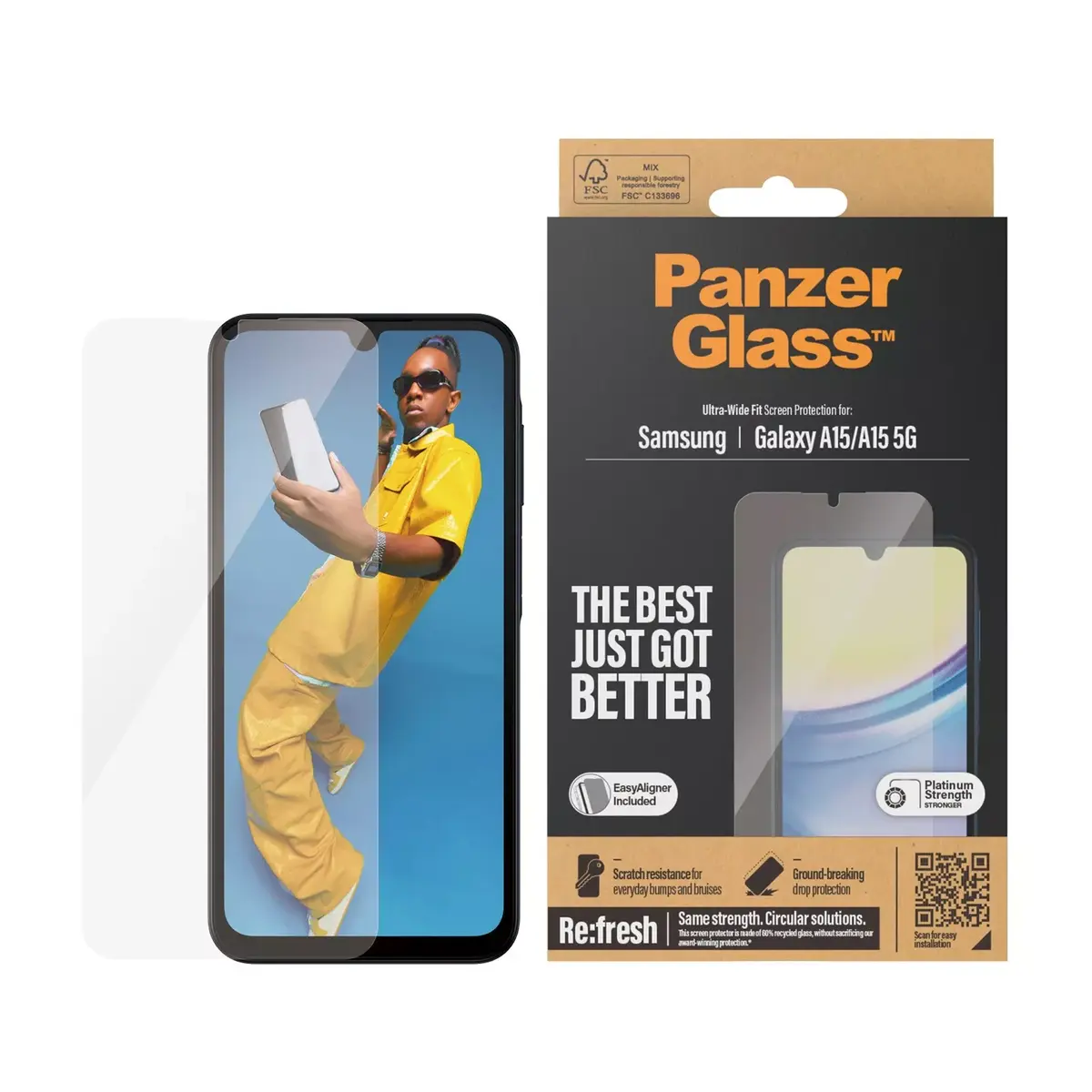 Защитное стекло PanzerGlass 7349 Samsung Galaxy A15 A15 5G Photo 3