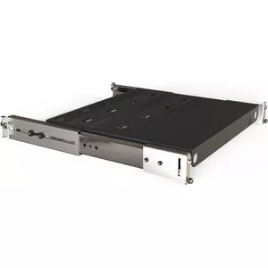 19" rack shelf SCHROFF TELE 2U 500 mm depth RAL7021 – 2U fixed equipment shelf