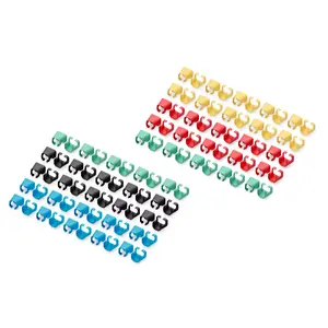 Colour coding clip Digitus A-CC-M Assorted colours PVC 100 pcs