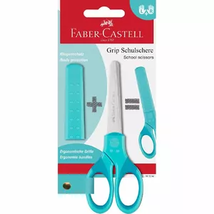 Faber-Castell 181554 kancelejas šķēres Universāls Taisna piegriezuma Tirkīzs