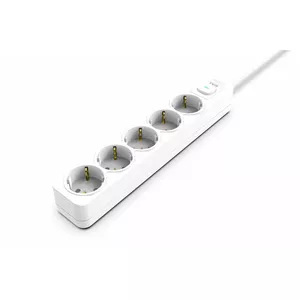 Strāvas aizsargierīce Inca IPW-44GB 5 kontaktligzdas 230V 3680W balta