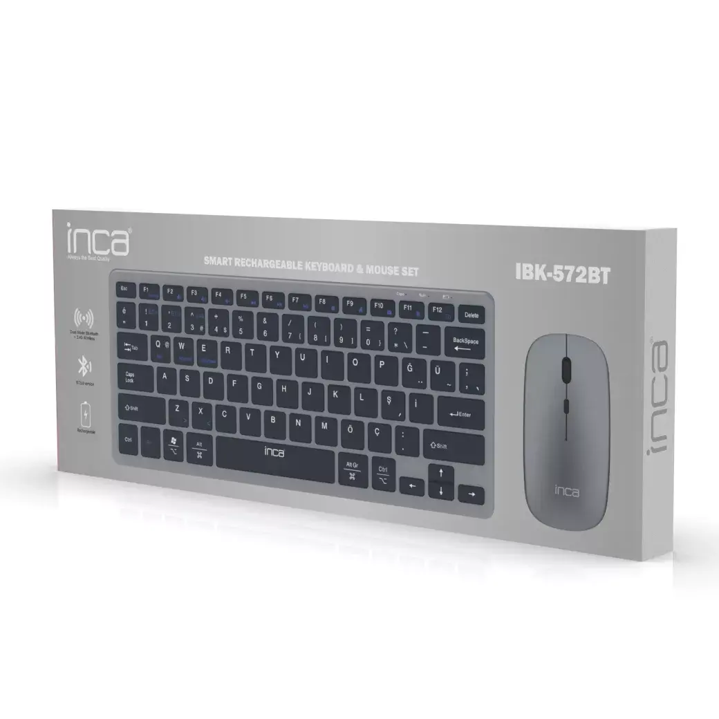 Клавиатура Inca IBK-572BT Беспроводная Bluetooth Photo 6