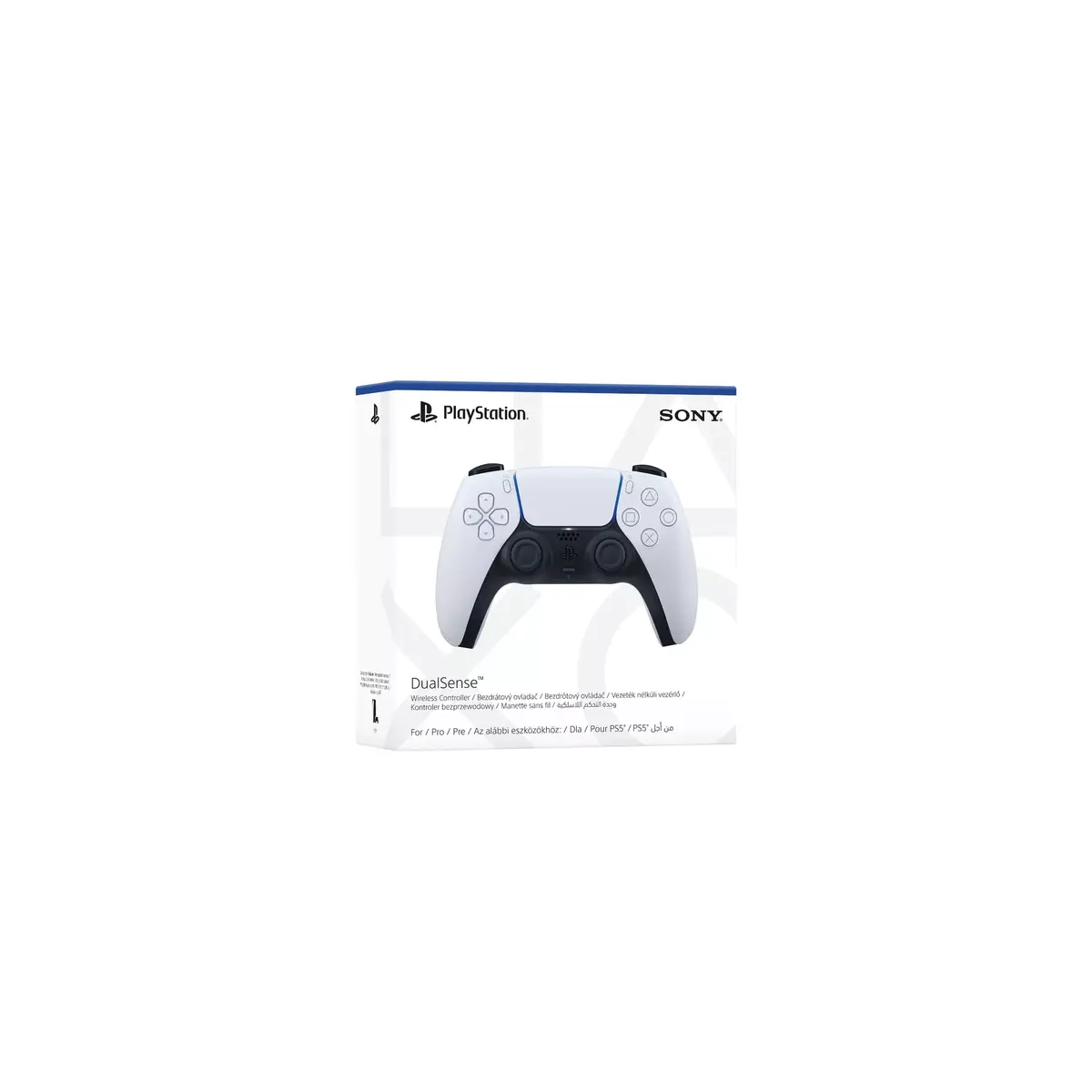 Gamepad Sony DualSense V2 — Black White Photo 4
