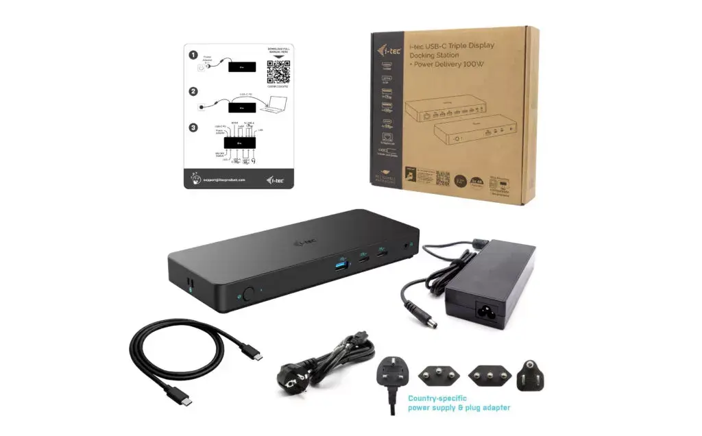 Doku stacija i-tec USB-C Triple Display Docking Station Gen 2 Pro Photo 4