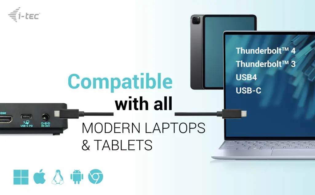 Doku stacija i-tec USB-C Triple Display Docking Station Gen 2 Pro Photo 7