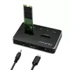 QOLTEC 52274 M.2 NVMe/SATA duālais SSD dokstacija USB‑C Photo 4