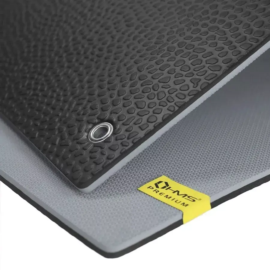 Fitness mat HMS MFK03 — grey-black Photo 2