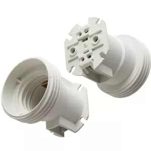 Socket holder COKOLS E27 plastic AE-OPE27P-00 — E27 lamp holder, plastic construction