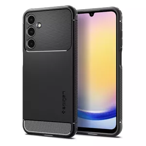 Spigen Galaxy A25 5G Case Rugged Armor Black Cover Samsung Galaxy A25 5G