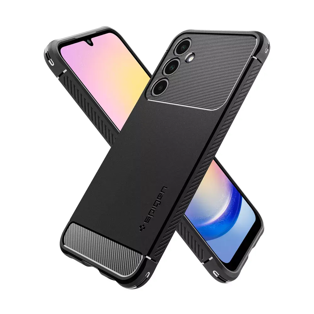 Spigen Galaxy A25 5G Case Rugged Armor Black Photo 4