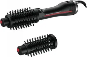 Rowenta K/Pro Stylist CF961L Фен-щетка паровой черный и красный 750 Вт с ионизацией и шнуром 1.8 м