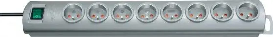 Pagarinātājs Brennenstuhl primera-line 8gn 2m Silver