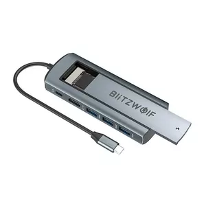 USB-C концентратор BlitzWolf BW-Neo TH13 — 6-в-1 адаптер с HDMI и Ethernet